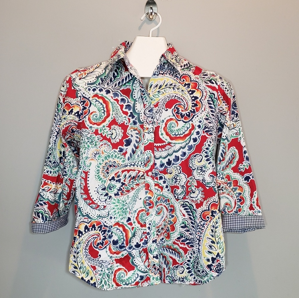 Chaps Button up shirt Size M